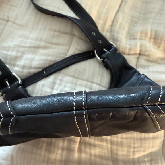 Coach Soho Slim Hippie Crossbody 9549 Black Leather Vintage Y2K Timeless Style - Picture 11 of 16